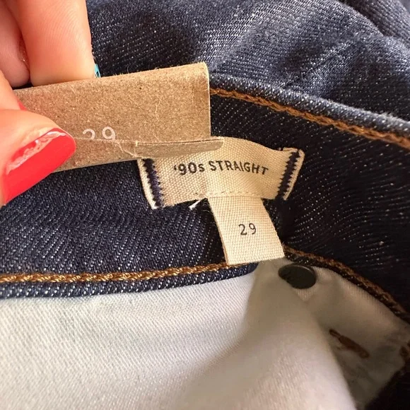 Madewell Darkwash 90’s Staright Leg Jean - Picture 10 of 10